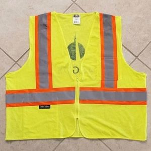 Radians Class 2 Economy Mesh Reflective Safety Vest #SV22-2ZGM Size 2X